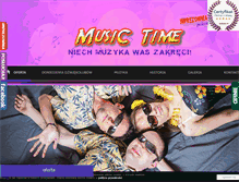 Tablet Screenshot of musictime.imprezownia.net